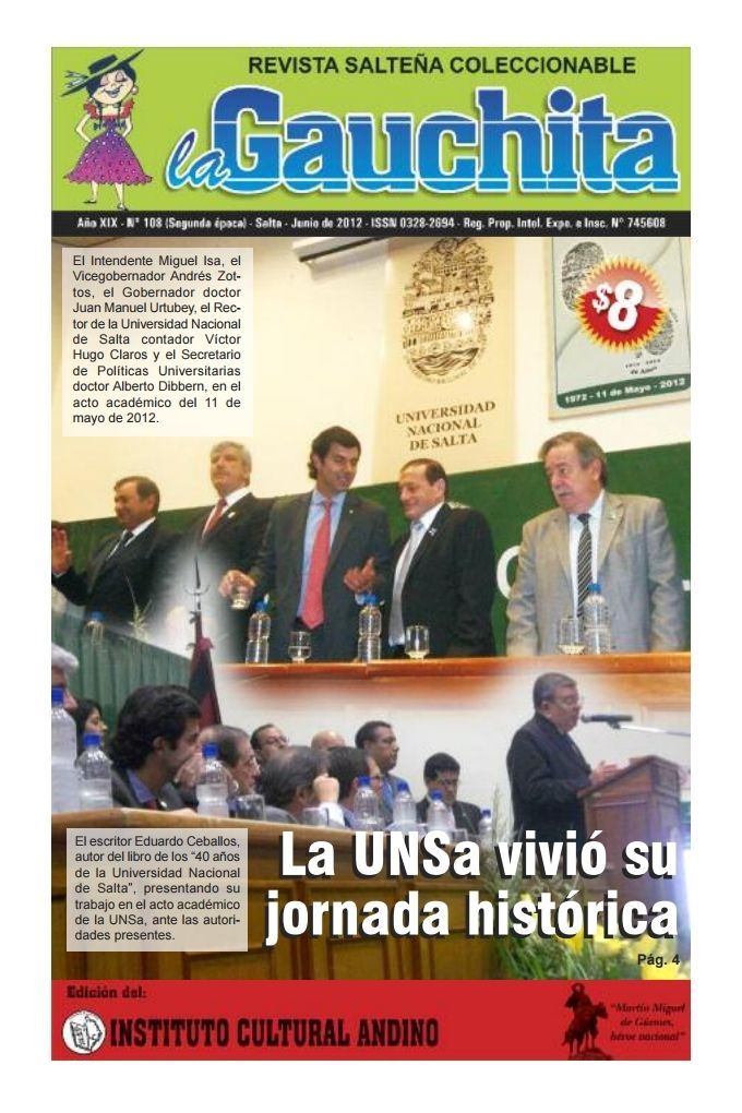 Portada de La Gauchita Nº108