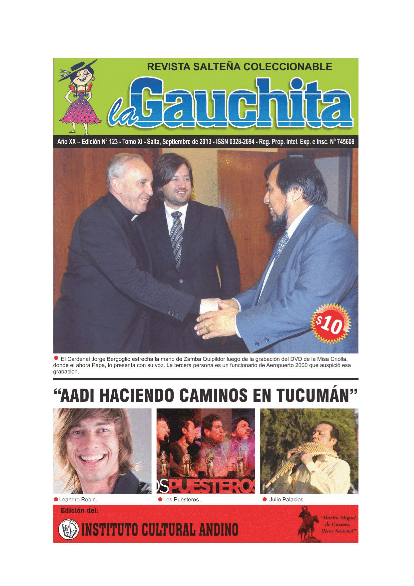 Portada de La Gauchita Nº123