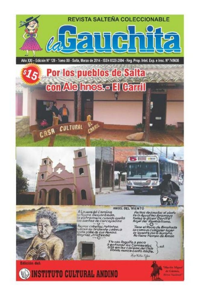 Portada de La Gauchita Nº129