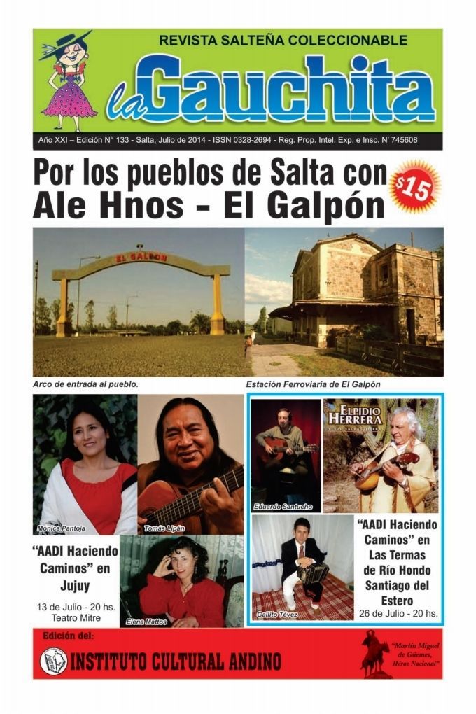 Portada de La Gauchita Nº133