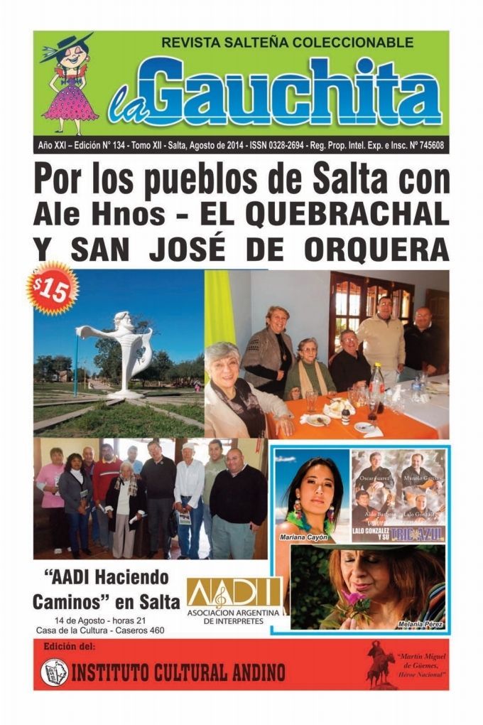 Portada de La Gauchita Nº134