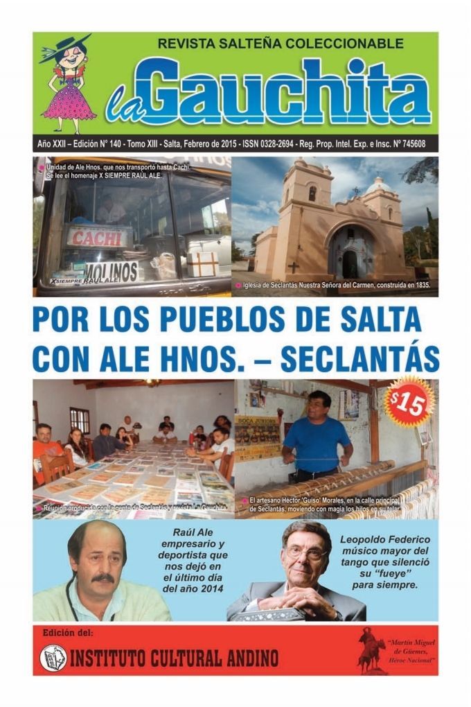 Portada de La Gauchita Nº140