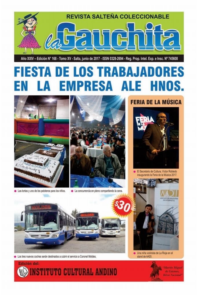 Portada de La Gauchita Nº168