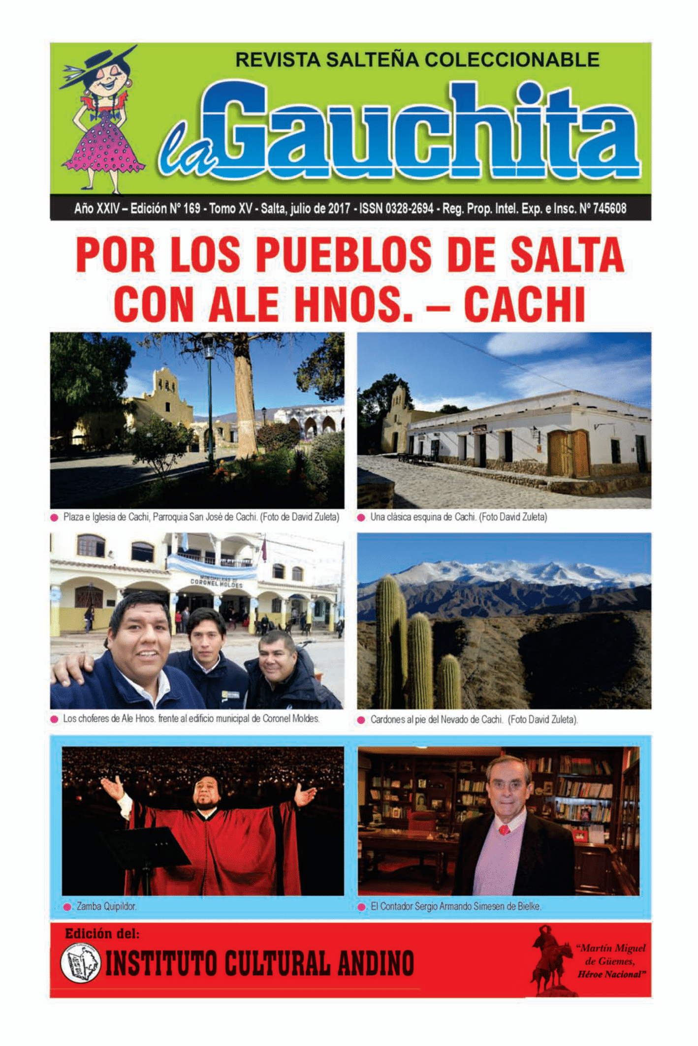 Portada de La Gauchita Nº169
