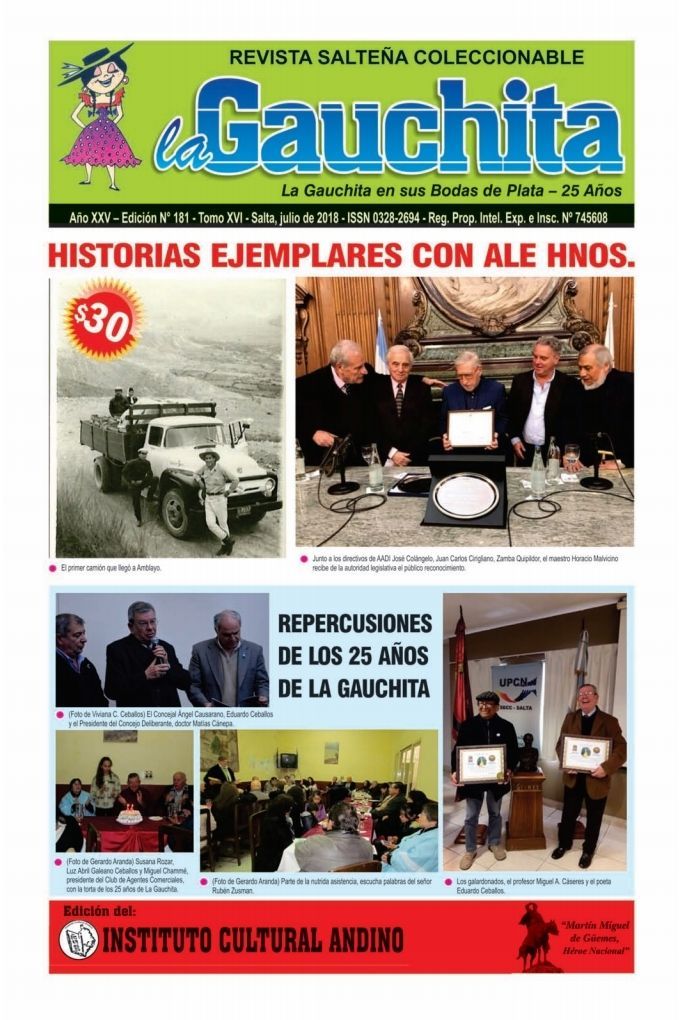 Portada de La Gauchita Nº181