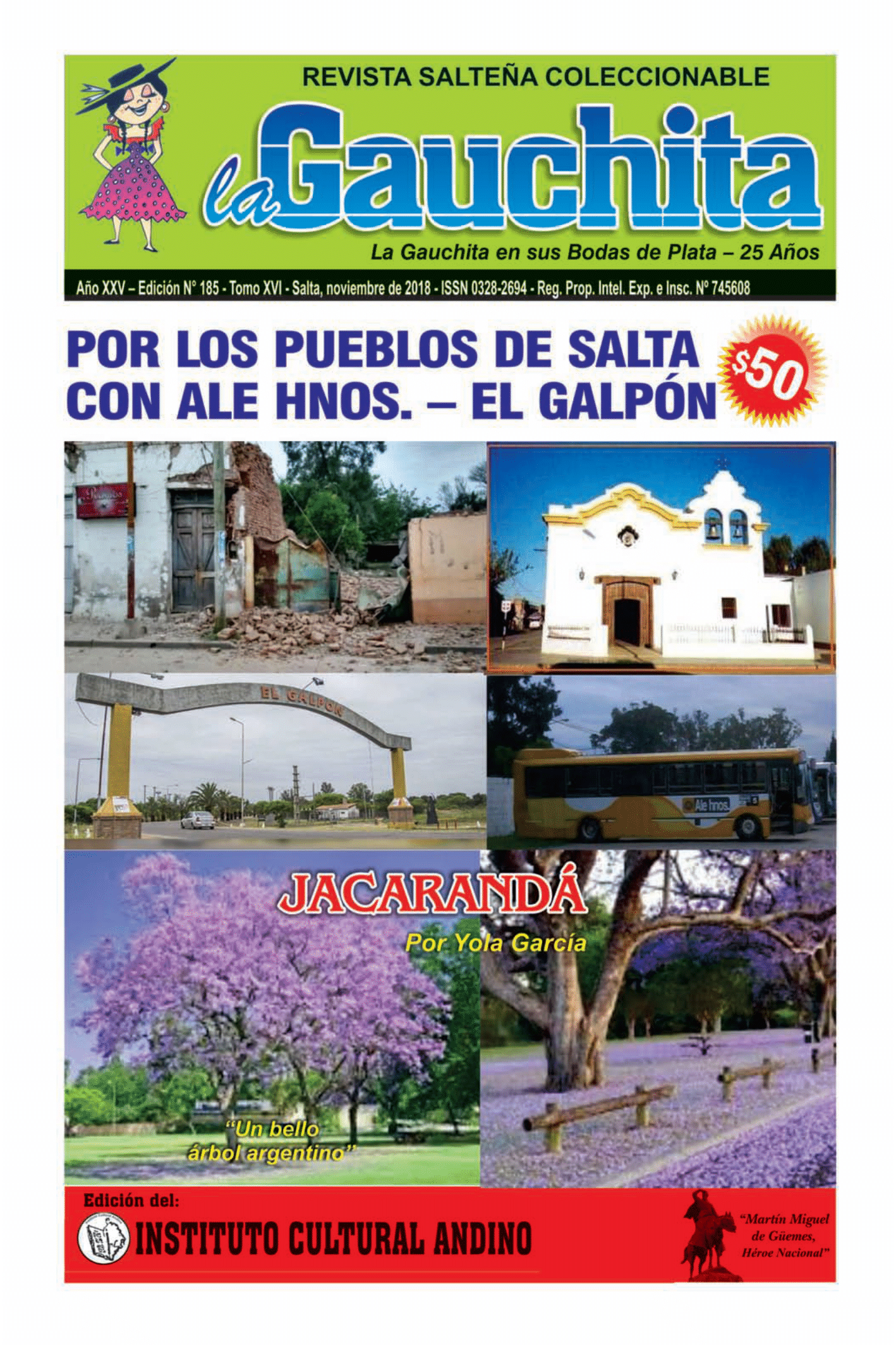 Portada de La Gauchita Nº185