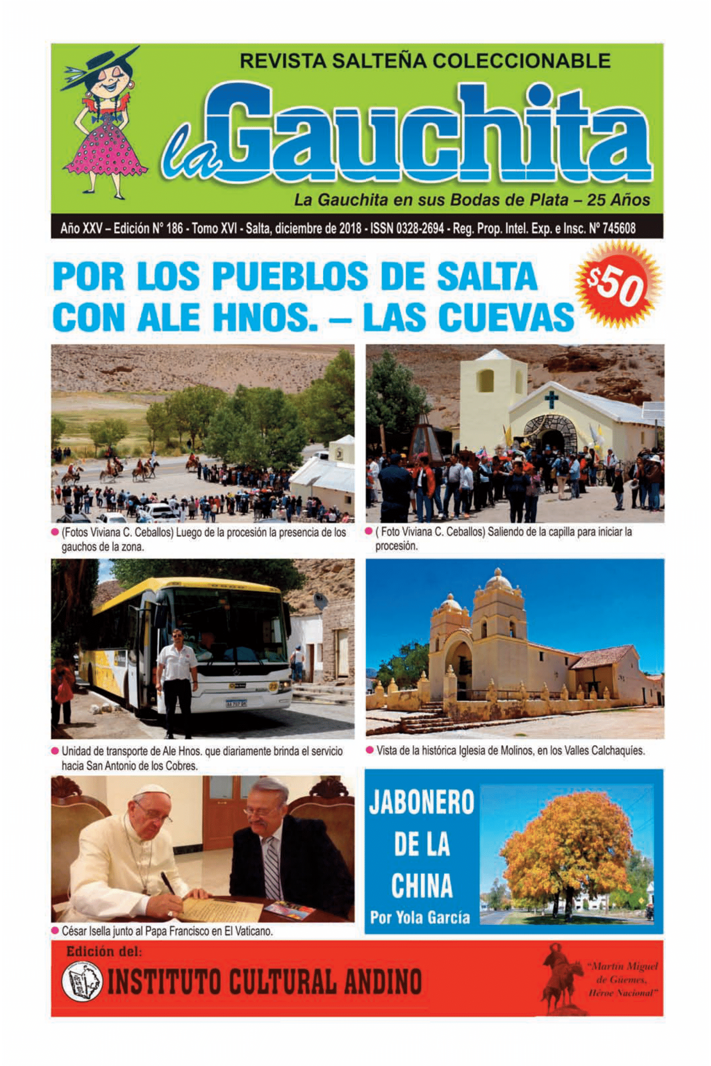 Portada de La Gauchita Nº186