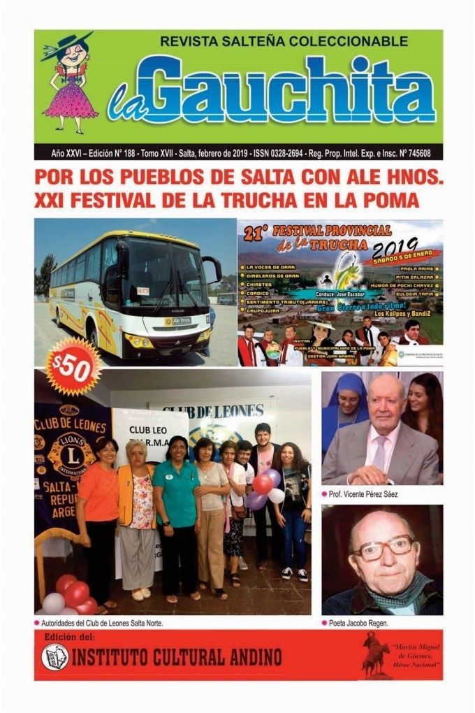 Portada de La Gauchita Nº188