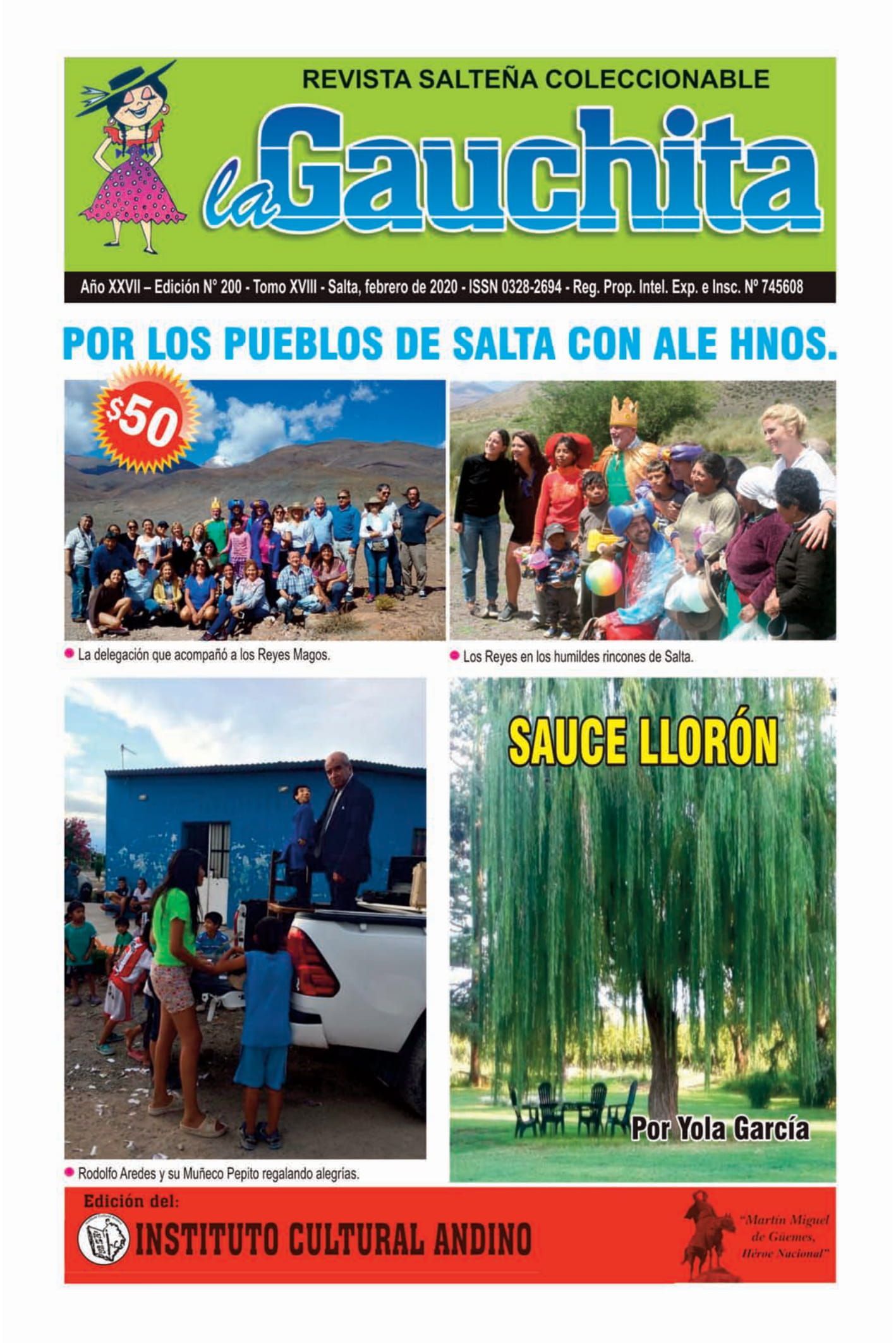 Portada de La Gauchita Nº200