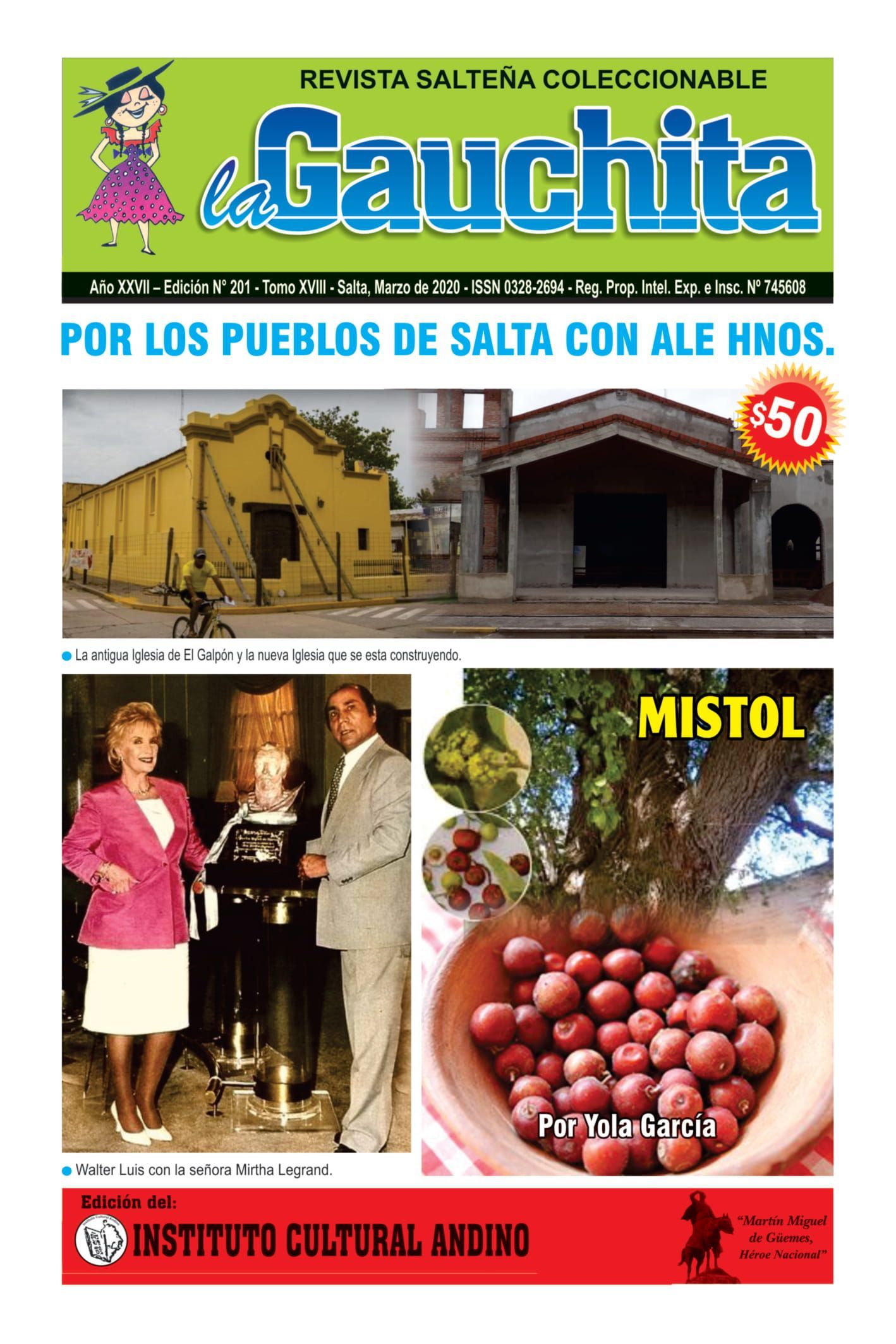 Portada de La Gauchita Nº201