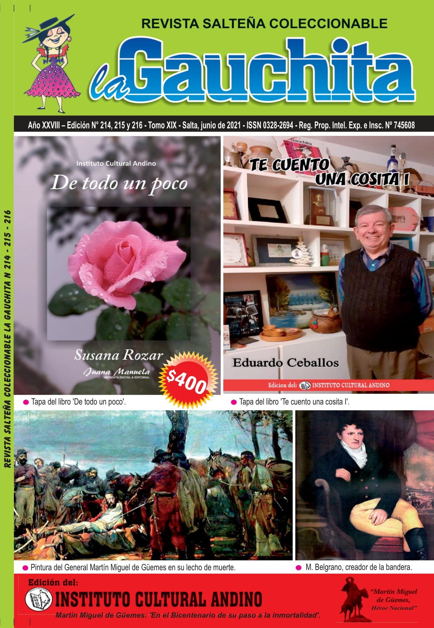 Portada de La Gauchita Nº214-215-216