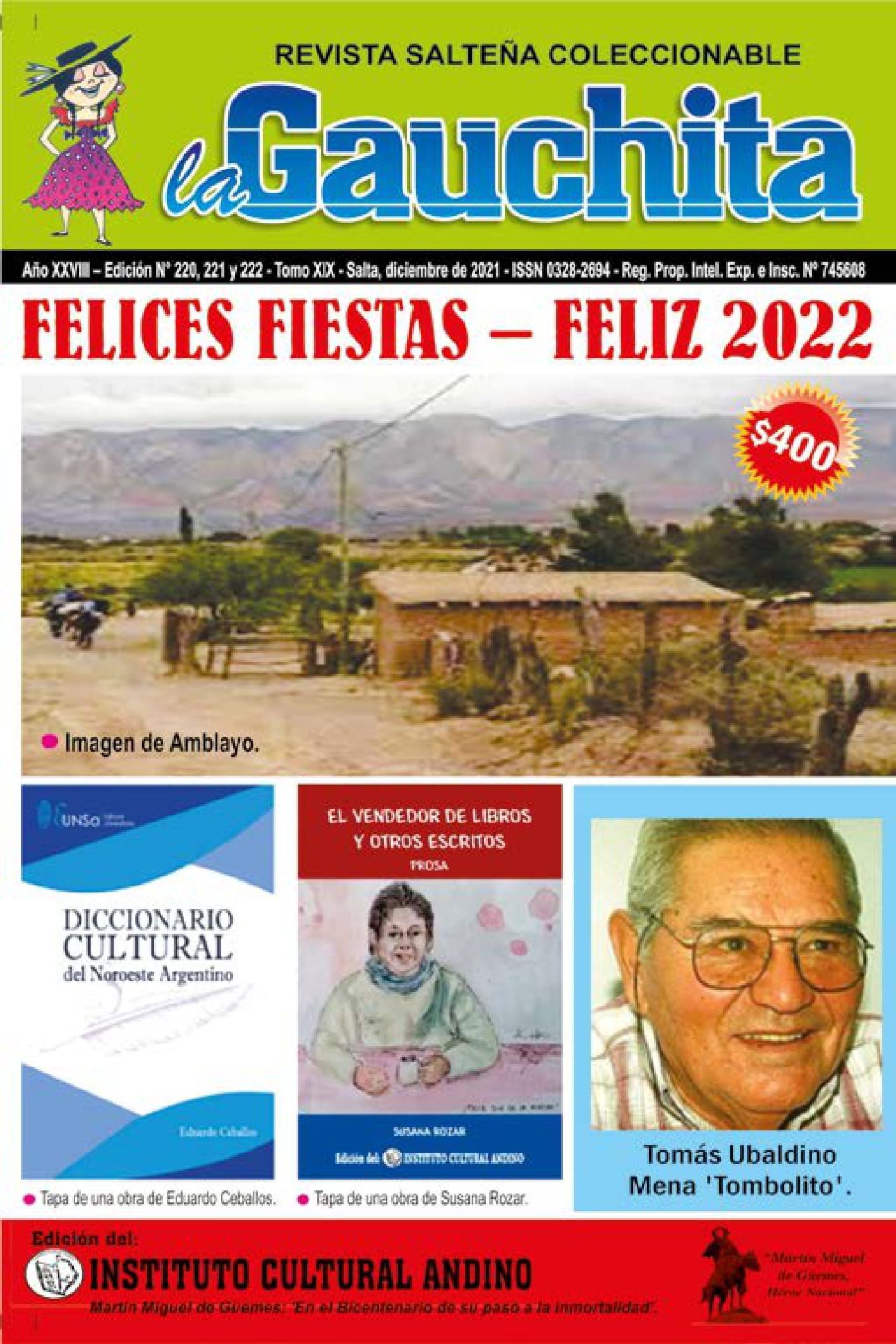 Portada de La Gauchita Nº220-221-222