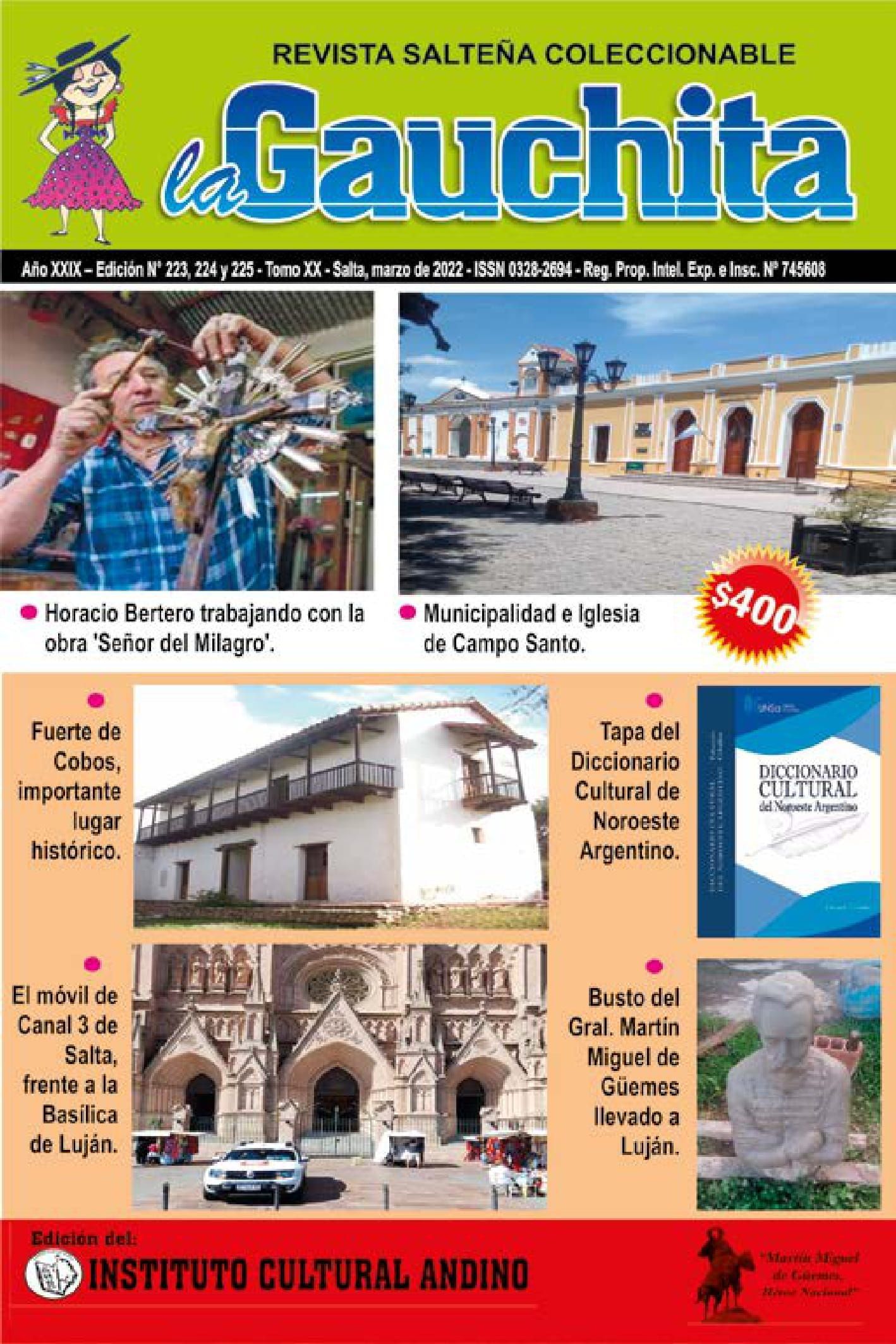 Portada de La Gauchita Nº223-224-225