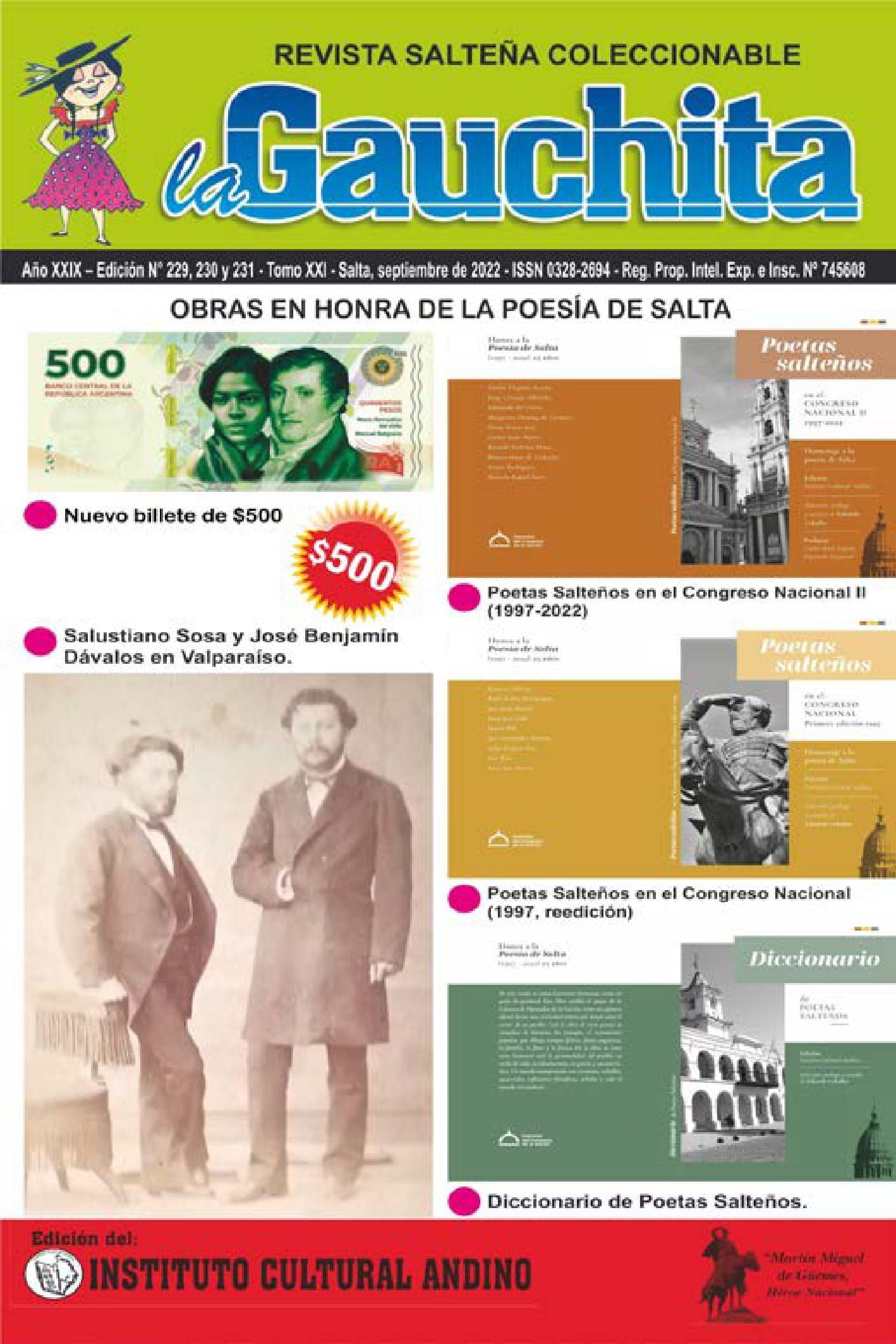 Portada de La Gauchita Nº229-230-231