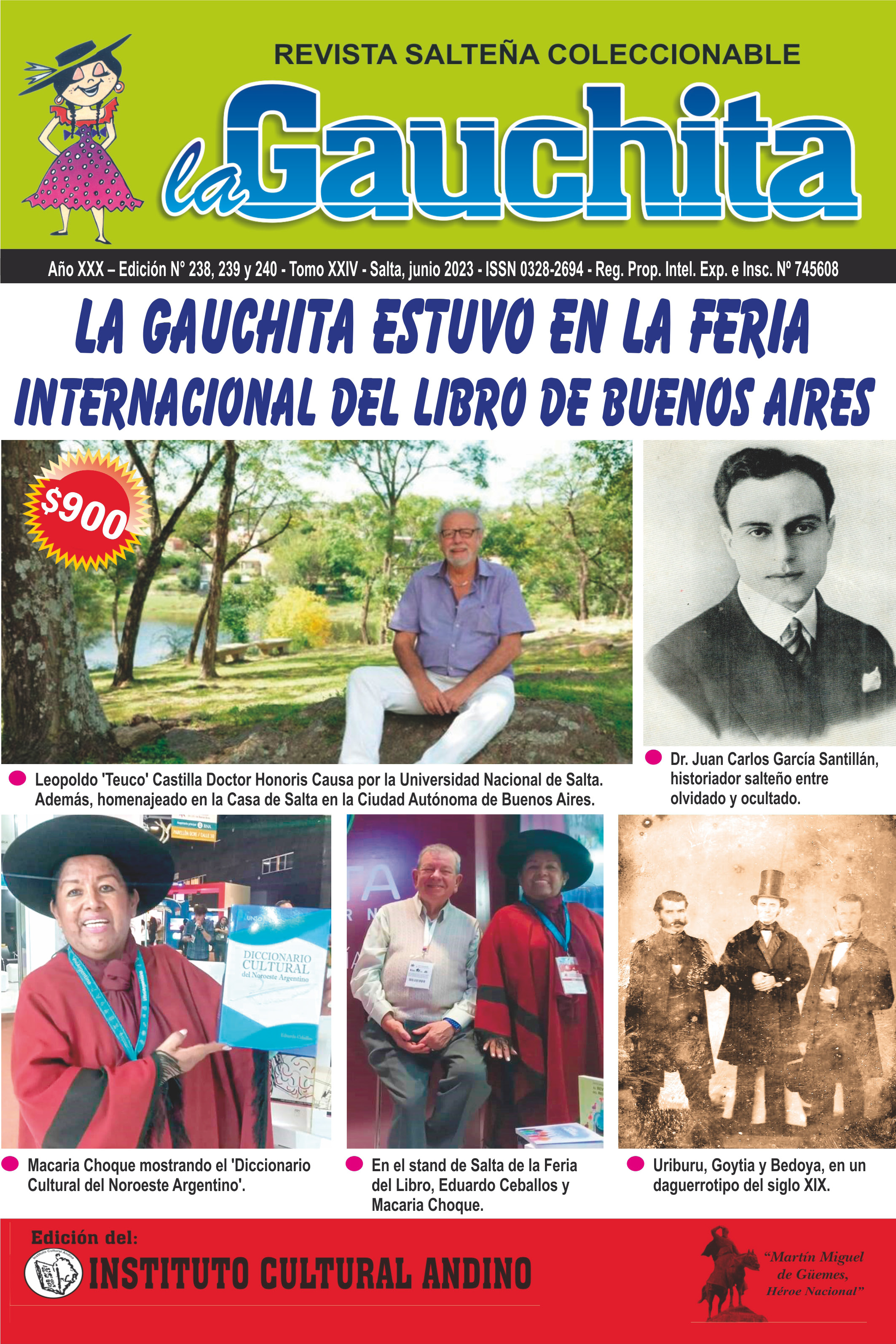 Portada de La Gauchita Nº238-239-240