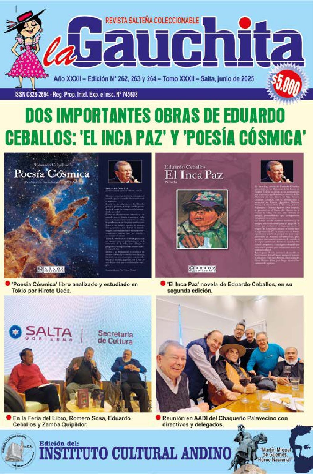 Portada de La Gauchita Nº262-263-264