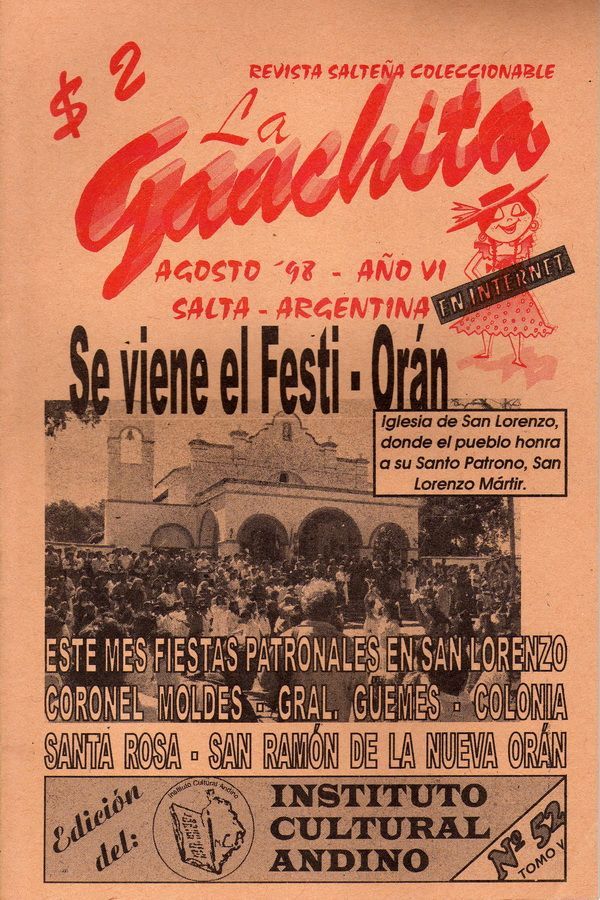 Portada de La Gauchita Nº52