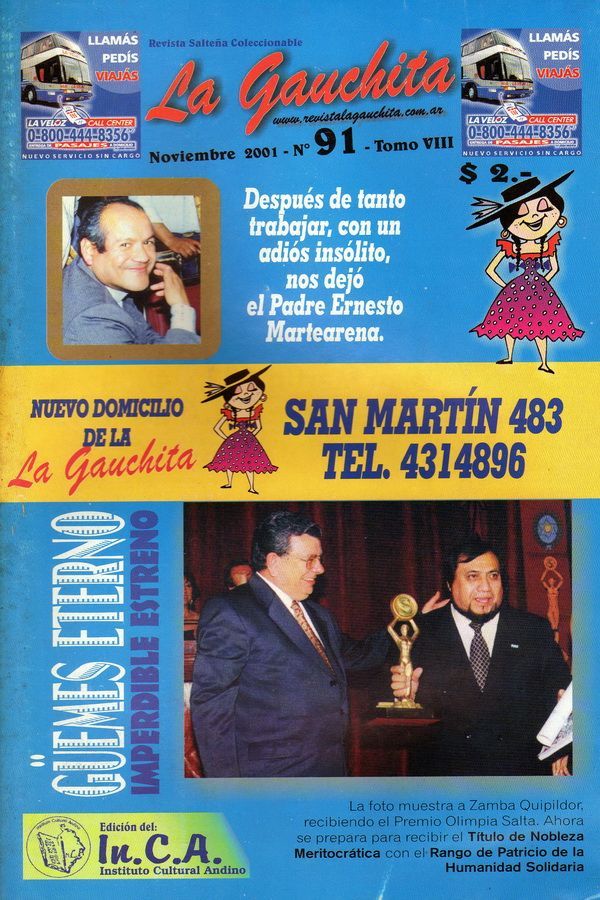 Portada de La Gauchita Nº91